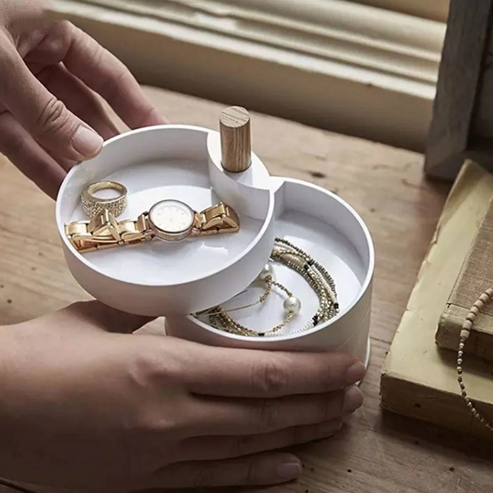 Дисплей Портативный многослойный Многофункциональный твердый Органайзер