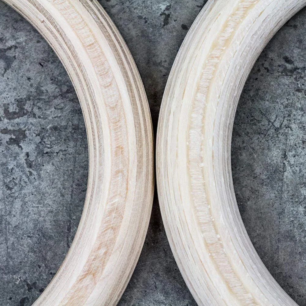 Горячие деревянные гимнастические кольца с пронумерованными или обычными