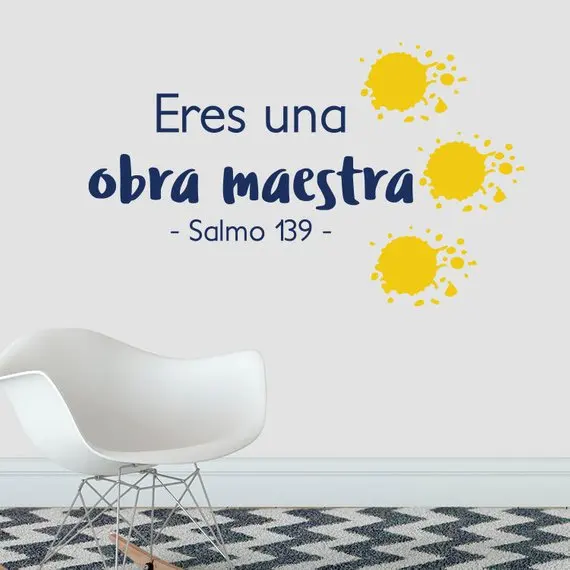 

Este Es El Dia Salmos Виниловая наклейка для гостиной спальни украшения дома