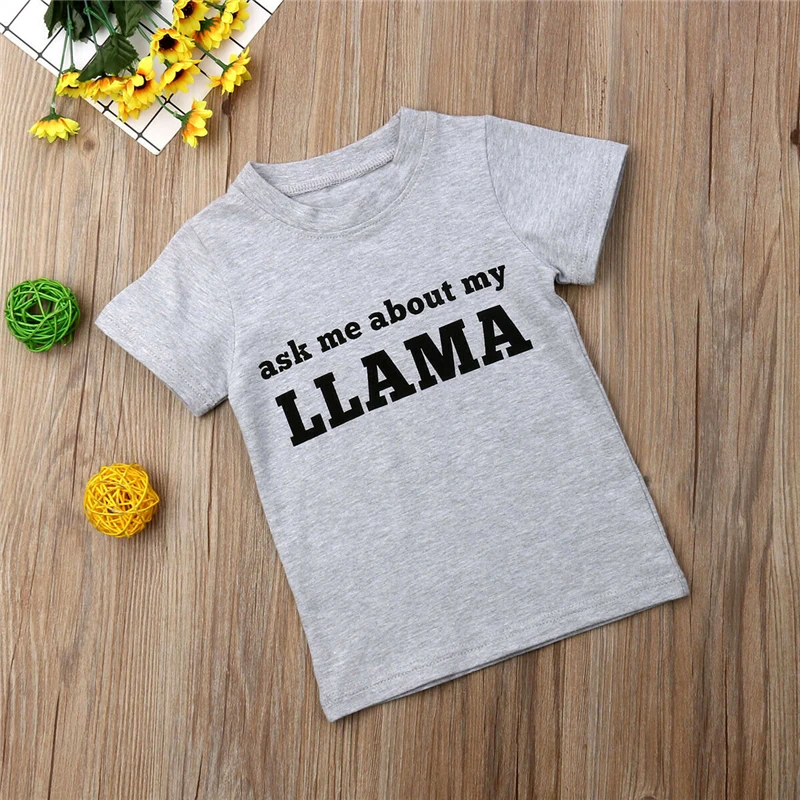 Забавная детская мальчик хлопковая футболка хлопок летние шорты рукавом