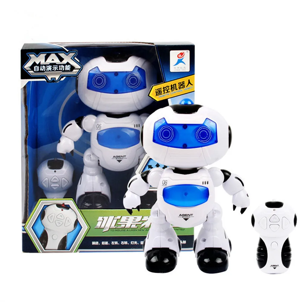 Ходьба электрический RC робот обучения Электронный Робот Игрушки для малышей