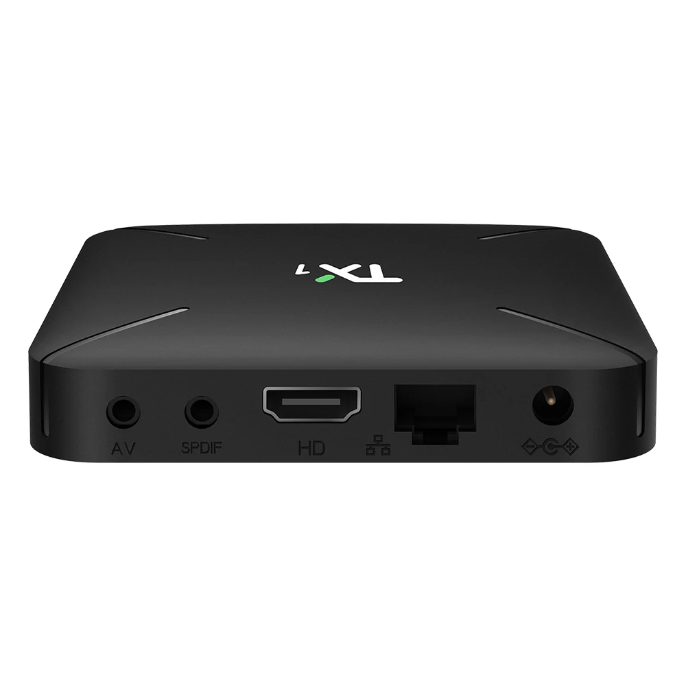 TX1 Android 7 1 ТВ приставка Allwinner H3 1G/8G UHD 4K Умный домашний кинотеатр Поддержка H.265 3D