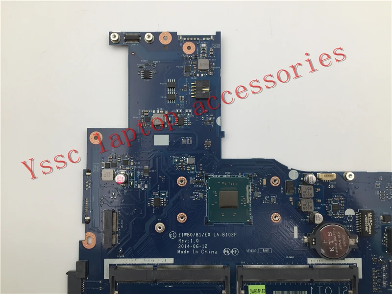 Новинка системная плата ZIWB0/B1/E0 для ноутбука Lenovo компьютер процессора intel N2840 (без