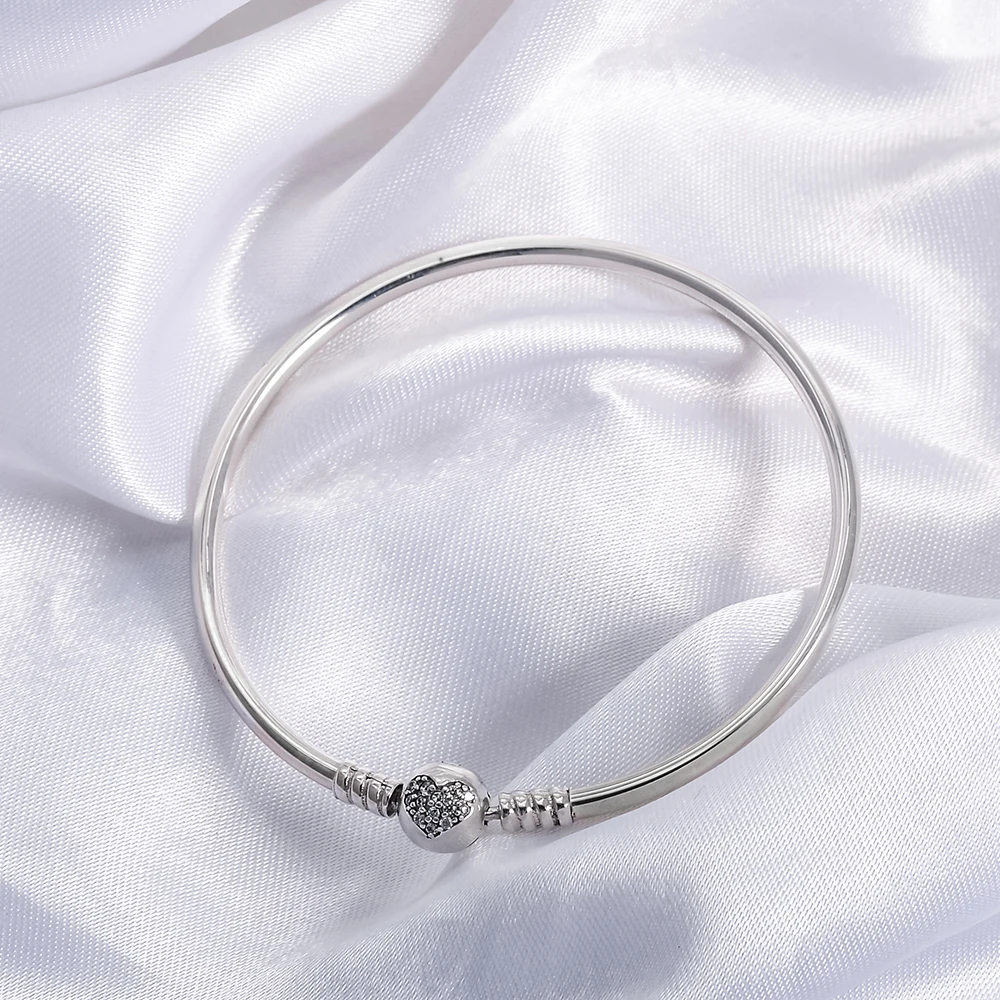 DEVOLOVE классические браслеты Аутентичные из стерлингового серебра 925 пробы с