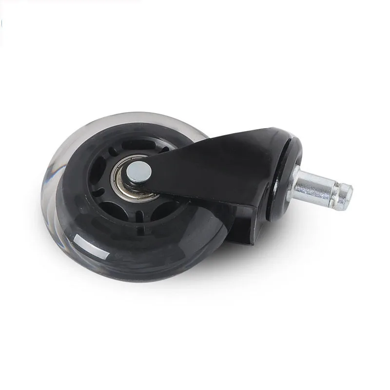 Ролики из полиуретана для мебели 2 5/3 дюйма поворот на 360 градусов бесшумные