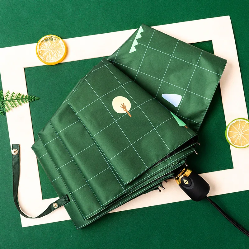 Складной Зонтик для дождя или блеска двойного назначения маленький Стильный