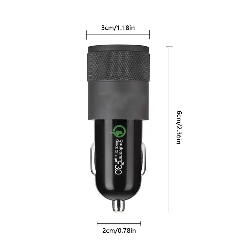 Автомобильное зарядное устройство с двумя USB портами нескользящее для всех