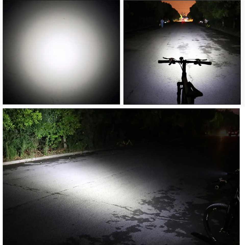 Фара для велосипеда светодиодная лампа фонарик L2 R3 встроенный аккумуляторная