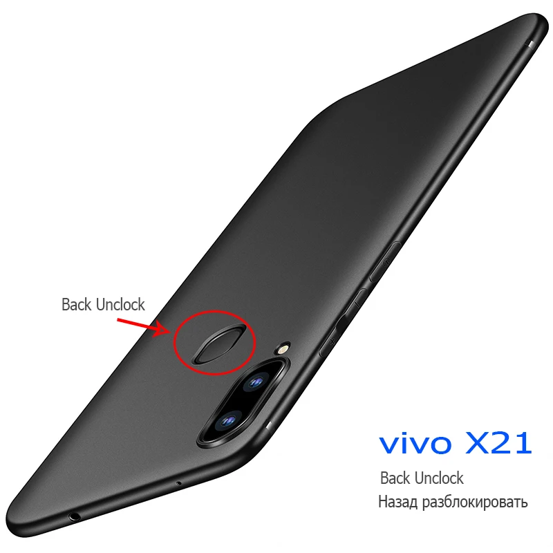 Термополиуретановый чехол vivo Y85 крышка Nex X21i Apex Чехлы аккуратный матовый мягкий