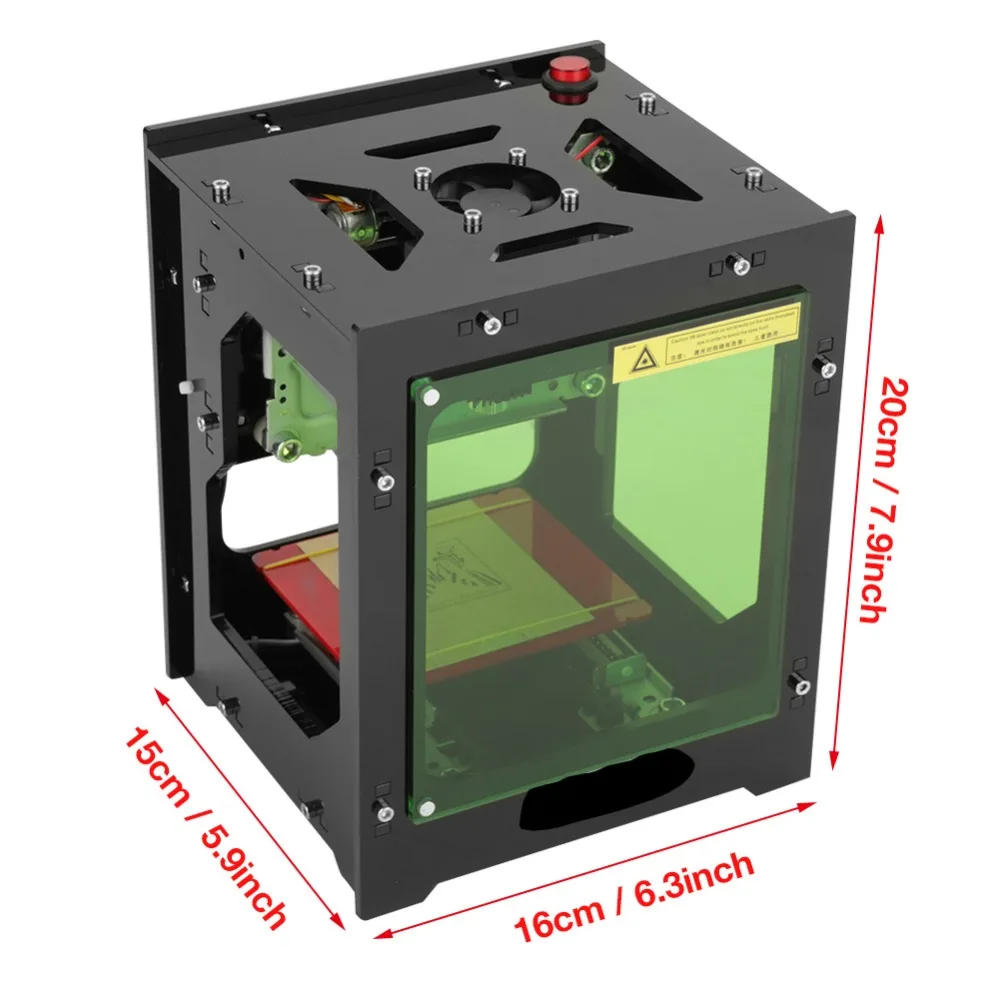 DK 8 KZ 1000 мВт USB2.0 гравировальный станок 490x490px автоматический DIY Лазерный гравер для