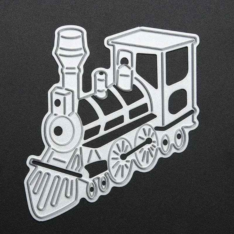 Штампы для резки металла DIY модные трафареты в форме поезда практичные