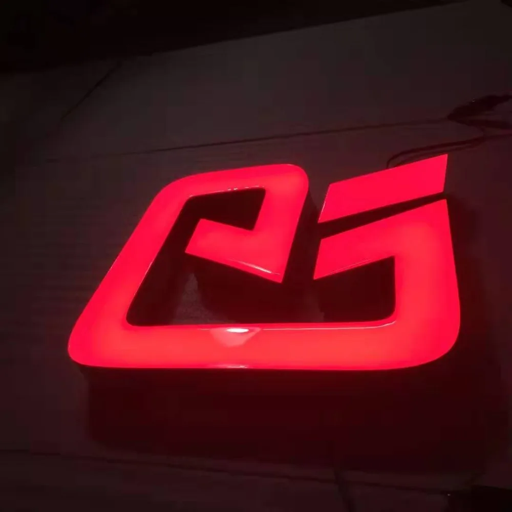 Крытый 3D эпоксидная смола Led освещенные буквы доски для магазина|Светодиодные
