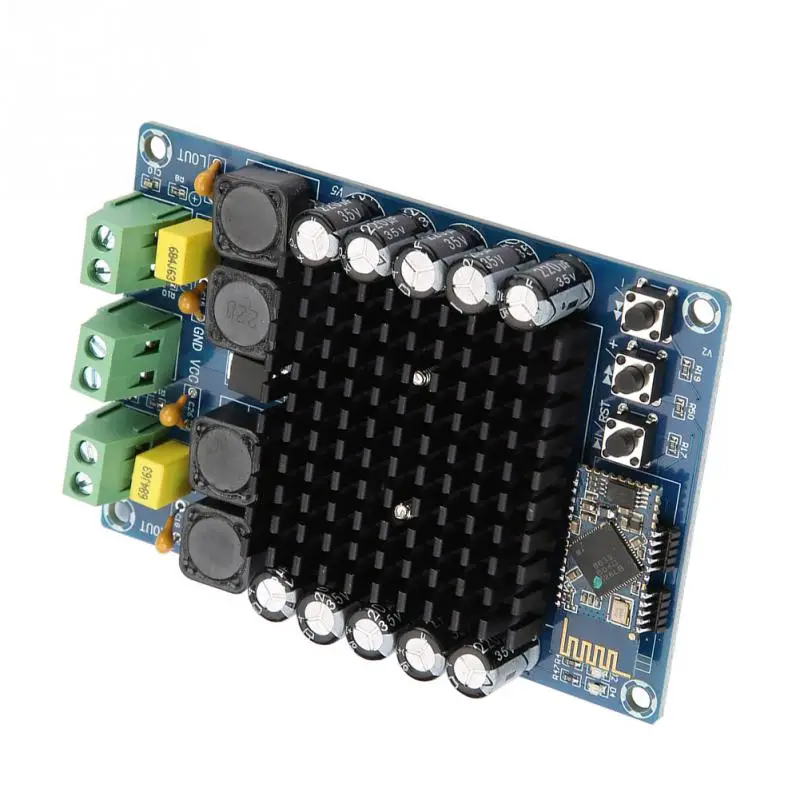 2*100 Вт Bluetooth 4 1 TDA7498 усилитель плата цифровой мощности модуль DC12 24V инструмент|Реле|