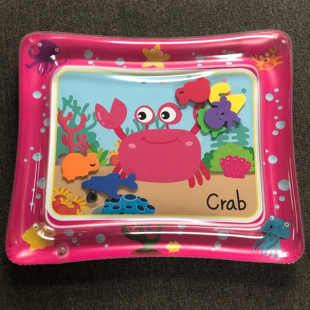 Детский Надувной водный коврик подводный игровой для младенцев ПВХ яркий