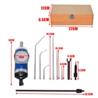 1 комплект, коаксиальный стандартный металлический коаксиальный Центровочный циферблат, тестовый индикатор 0-3 мм, центроискатель, Фрезерный инструмент с точностью 0,01 мм