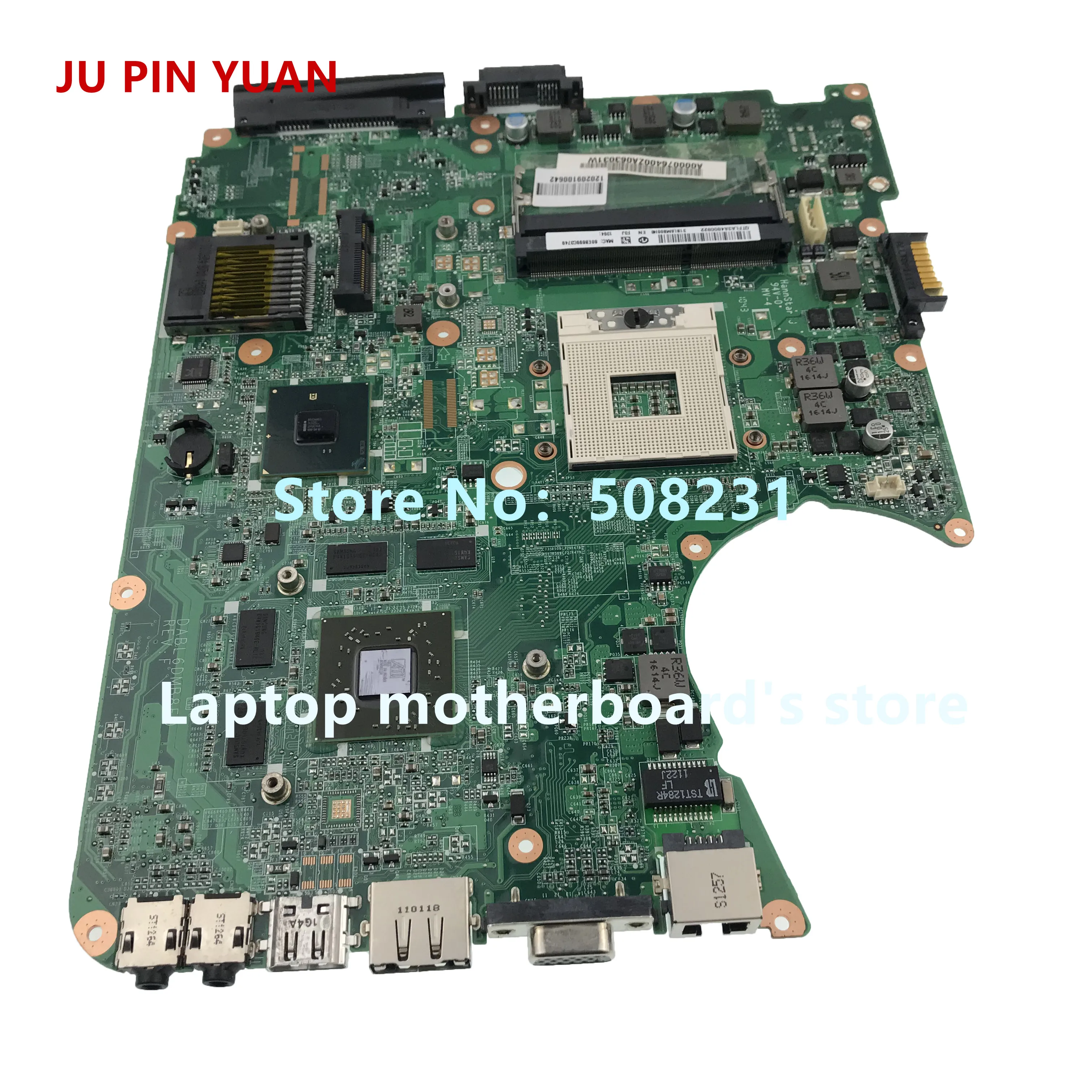 Материнская плата JU PIN YUAN A000076400 DABL6DMB8F0 для ноутбука toshiba satellite L650 L655 материнская