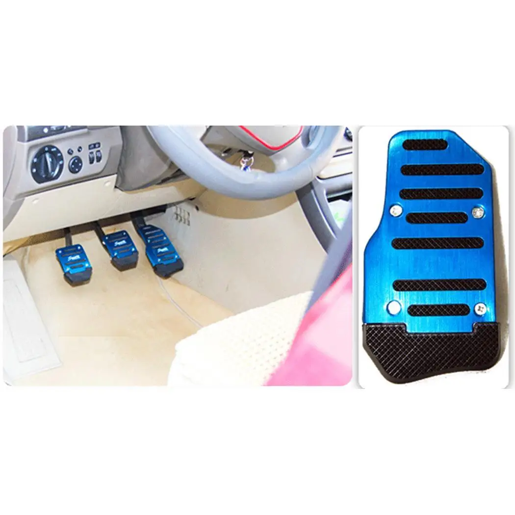 3 шт. Нескользящие автомобильные тормозные колодки универсальные алюминиевые