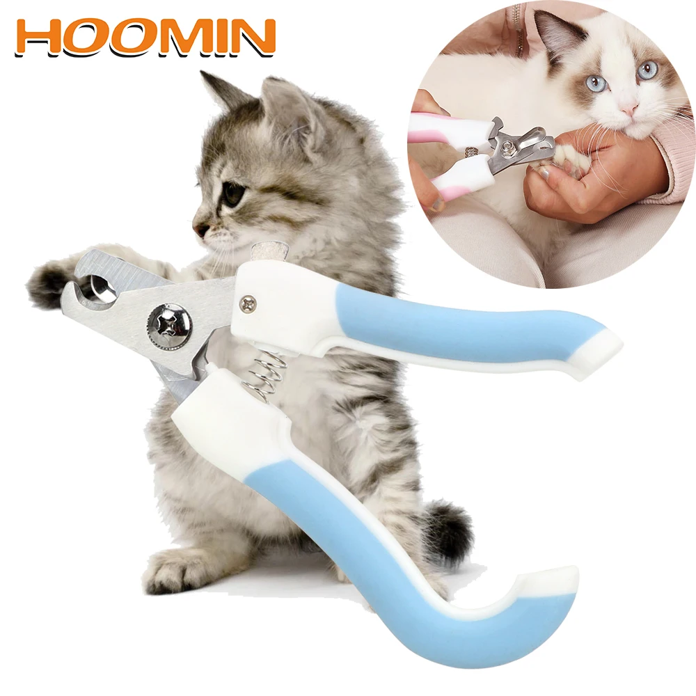 Ножницы HOOMIN портативные для стрижки ногтей пилка домашних животных|Кусачки