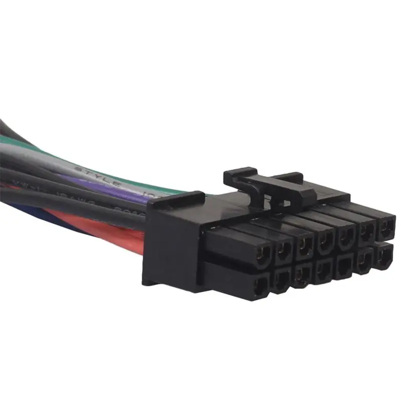 New-15cm Кабель питания Шнур 18AWG провод ATX 24 pin к 14 кабель адаптера для Lenovo IBM Dell Q77 B75 A75