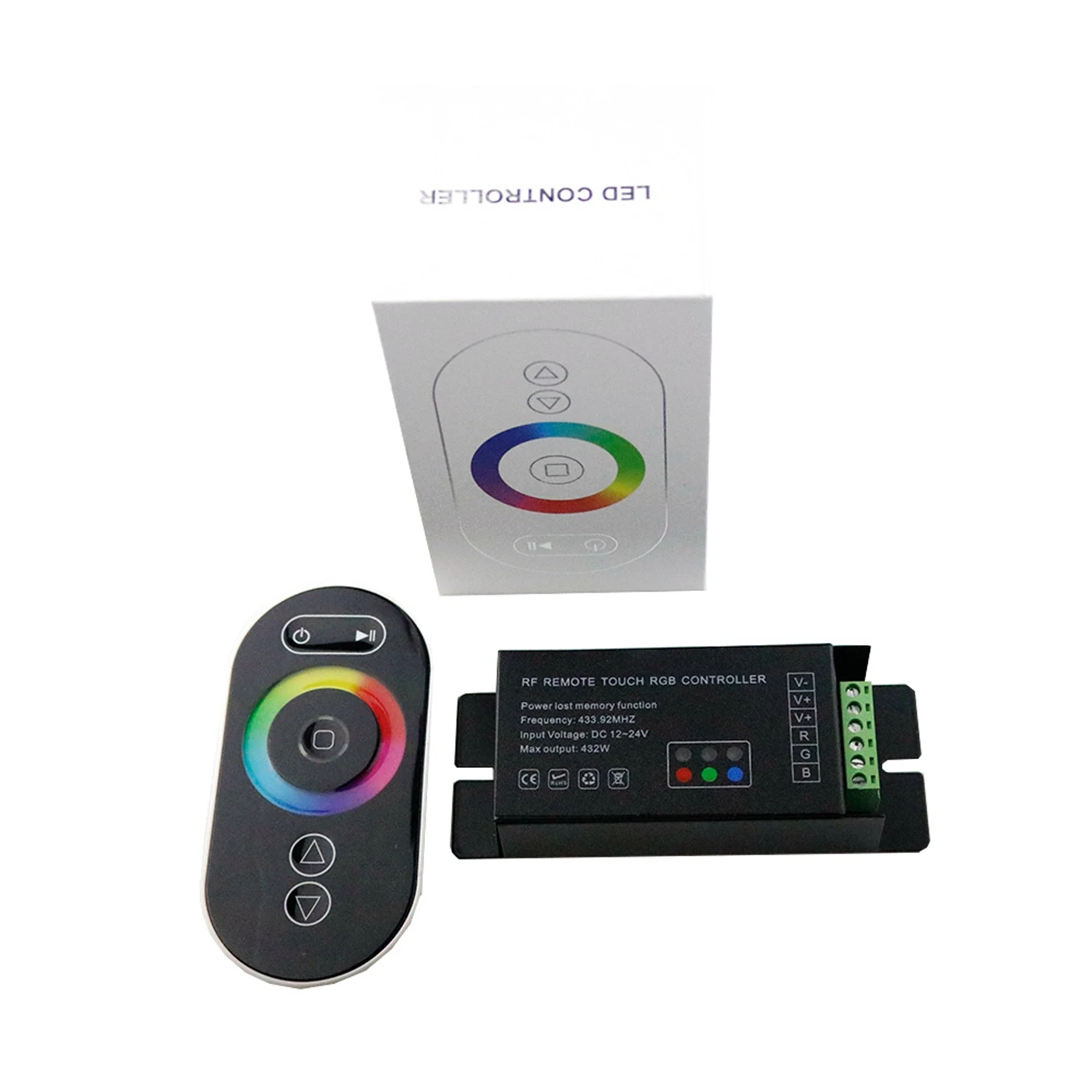 Сенсорный светодиодный RGB-контроль ler GT888 6Ax3channel RF беспроводной пульт