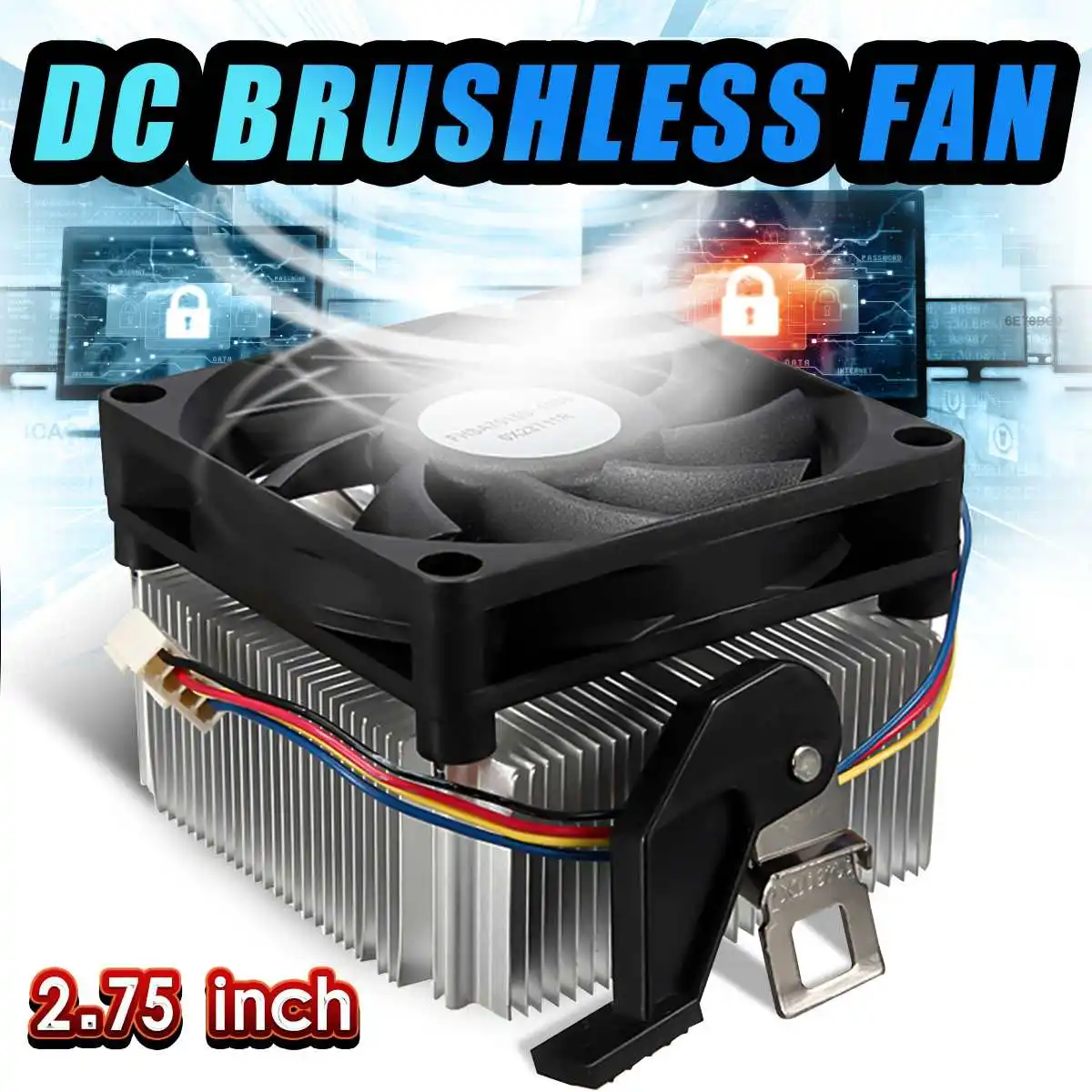 Кулер для процессора 9 дюймов 4 контакта 95 Вт радиатор AMD Socket AM2/3 754 939 940 1A02C3W00