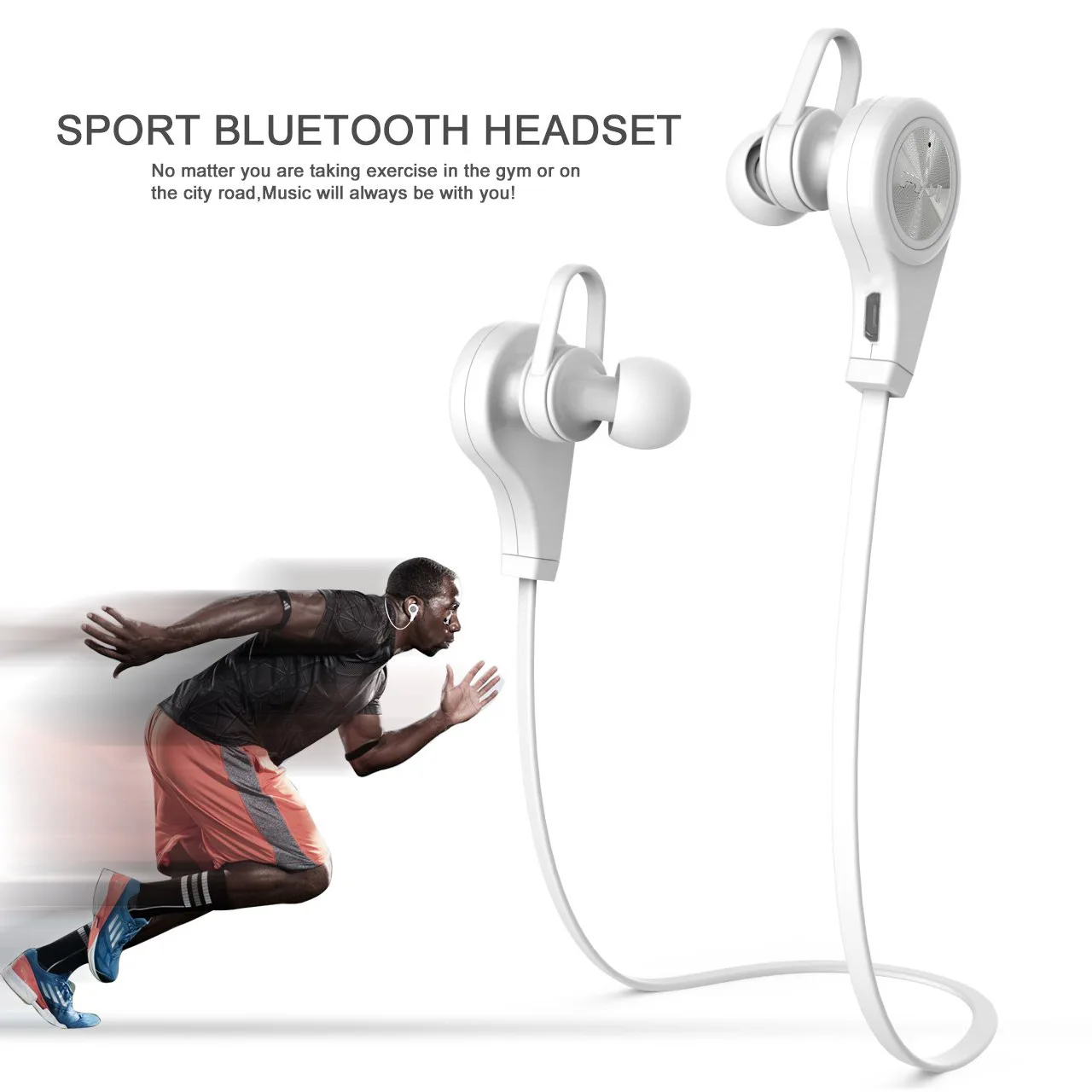 Новые спортивные bluetooth гарнитуры CSR4.1 Q9 Беспроводной вкладыши стерео наушники с