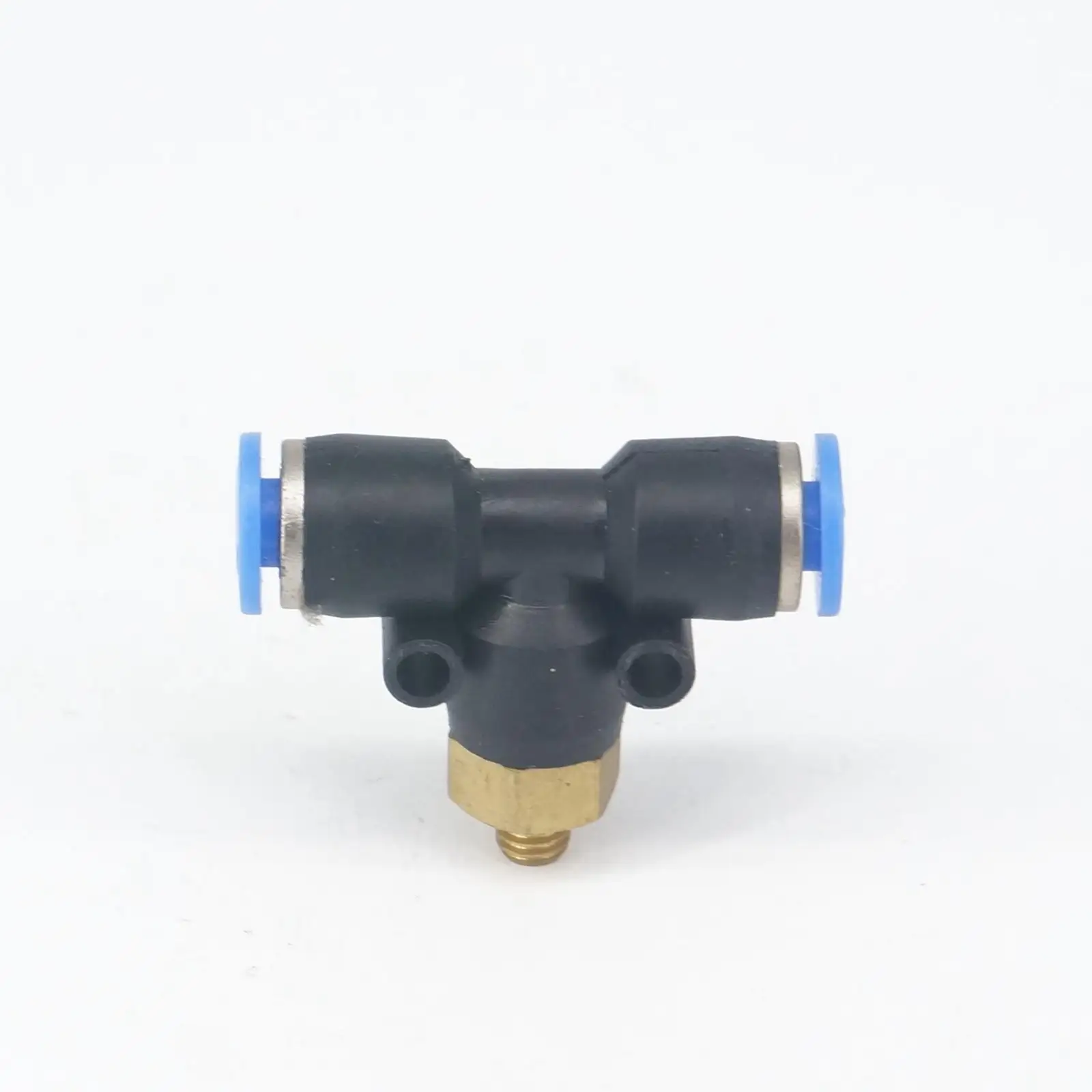 LOT 5 M5 Male to Fit Tube O/D 4mm Pneumatic Tee 3 Way Push In Connector Union Quick Release Air Fitting Plumbing | Обустройство дома