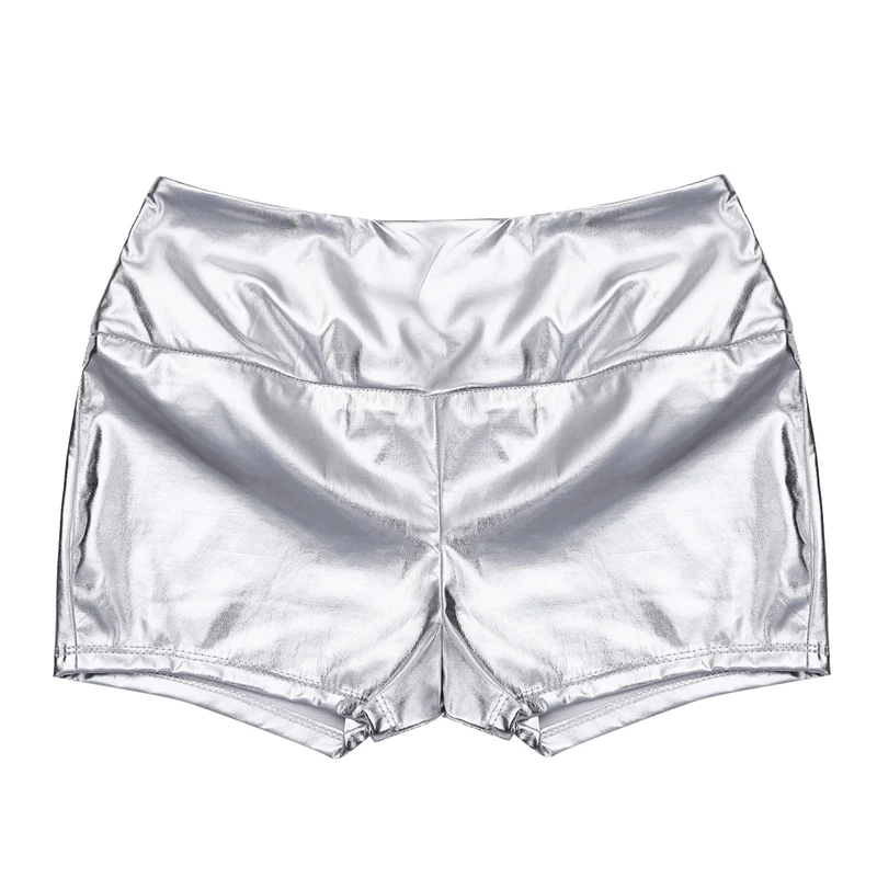 Модные блестящие женские спортивные Балетные Шорты TiaoBug с высокой талией нижние