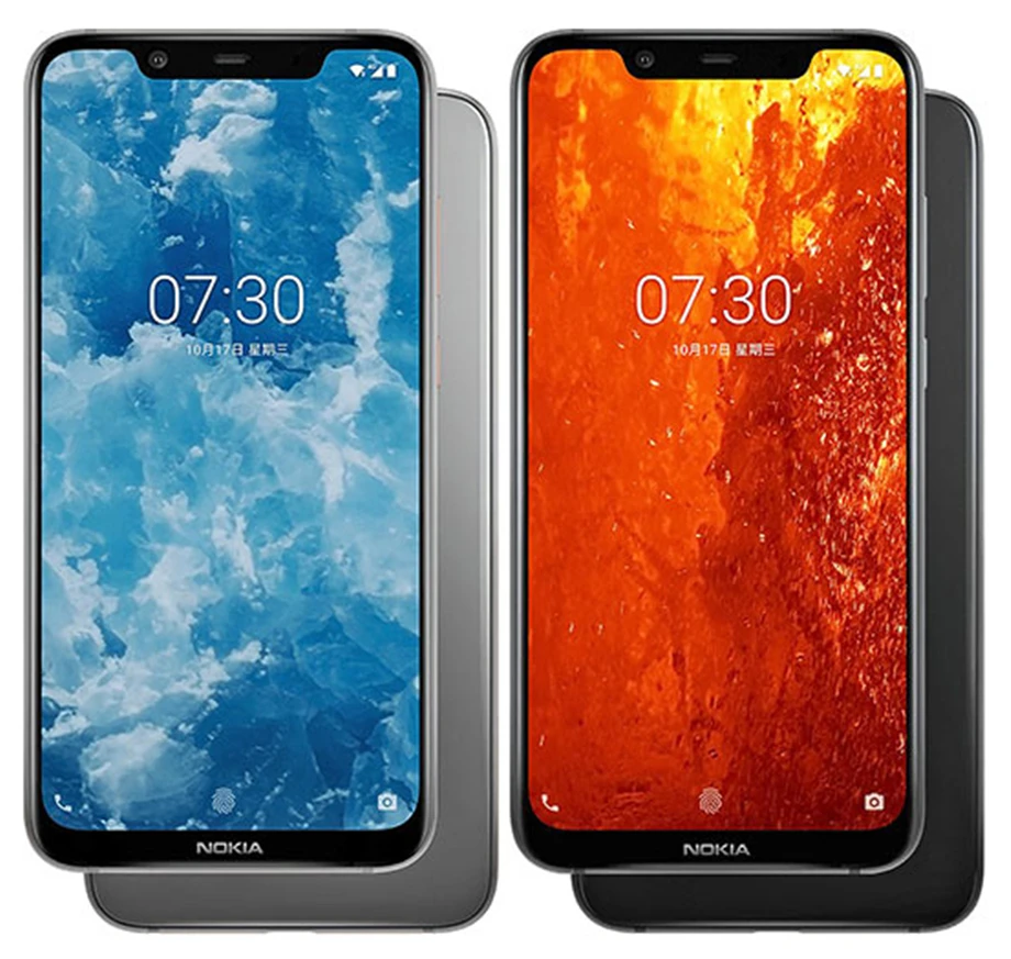 Разблокированный телефон Nokia X7 TA 1131 4 Гб + 64 ГБ Android с экраном 6 18 дюйма