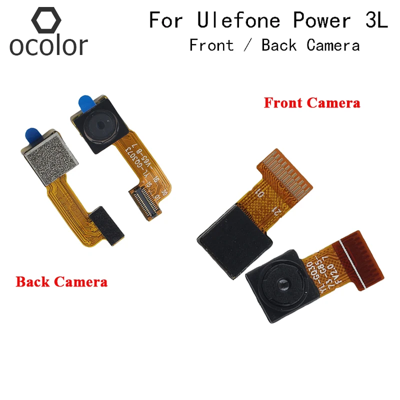 Ocolor для Ulefone Power 3L задний кабель камеры запасные части Передняя камера аксессуары