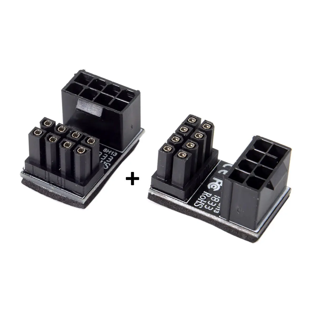 

CYSM ATX 8Pin Female to 8pin Male 180 Degree Angled Power Adapter for Desktops Graphics Card