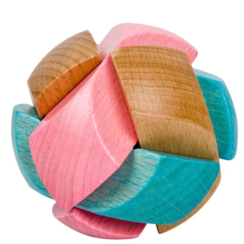 Деревянная игрушка-головоломка классическая игра ума для взрослых подарок