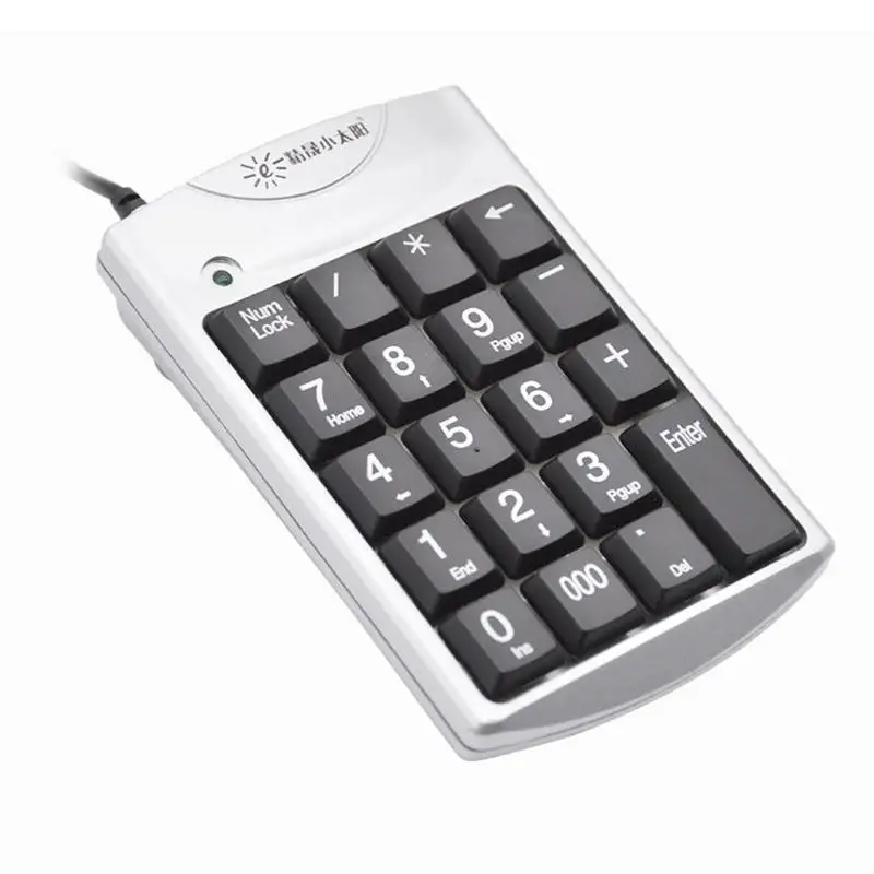 SUNROSE K29B Usb Проводная цифровая клавиатура водонепроницаемая 19 клавиш мини для