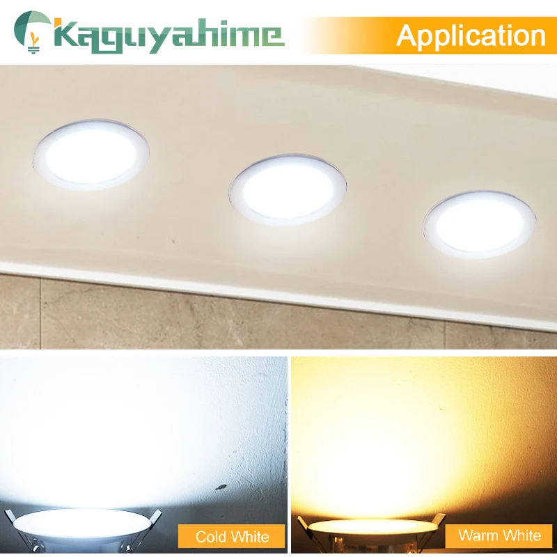Kaguyahime светодиодный панельные утопленные светильники Высокий Яркий 3W 5W 10W 15W AC 220V