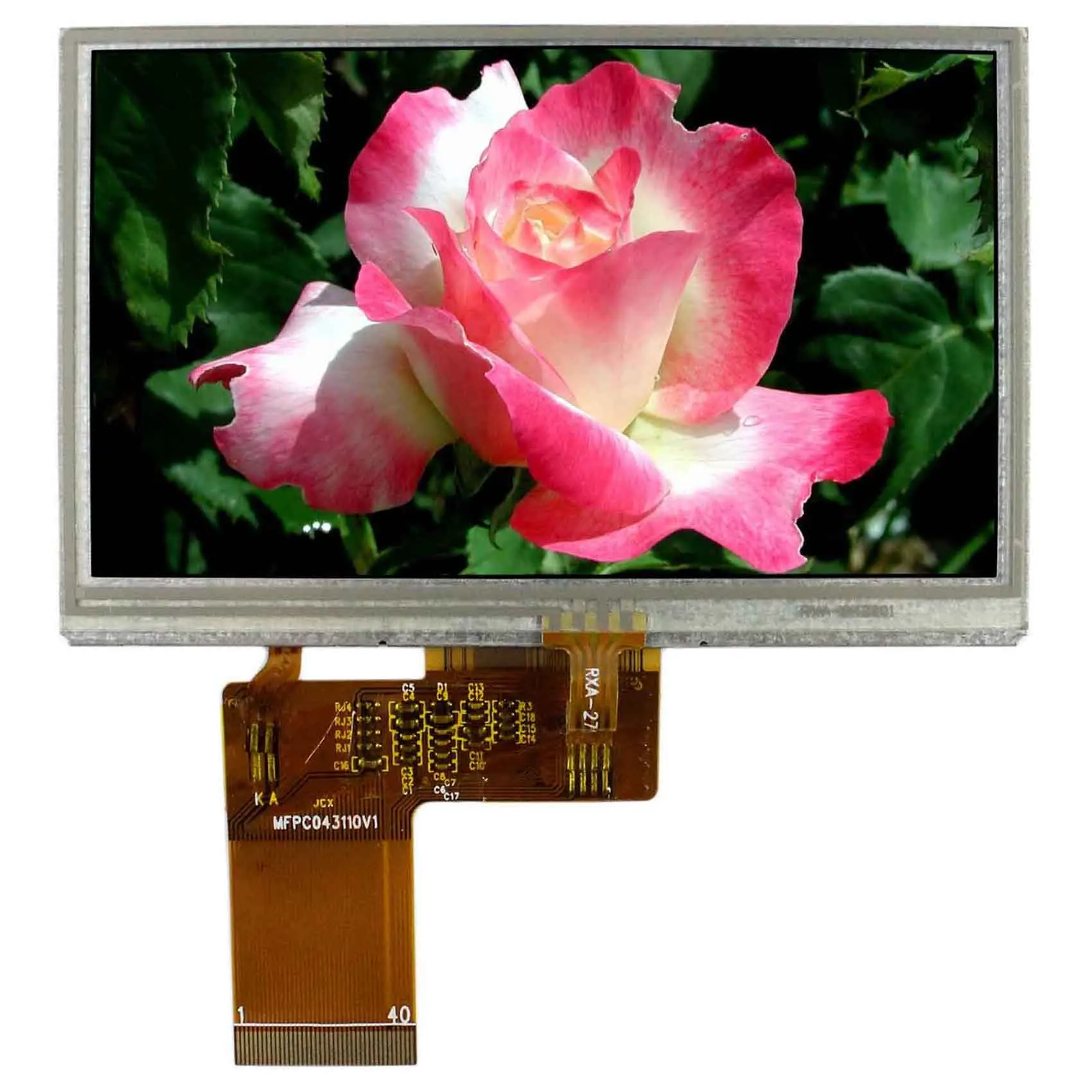 

4.3inch 480X272 LCD Screen With 4-Wire Resistive Touch Panel