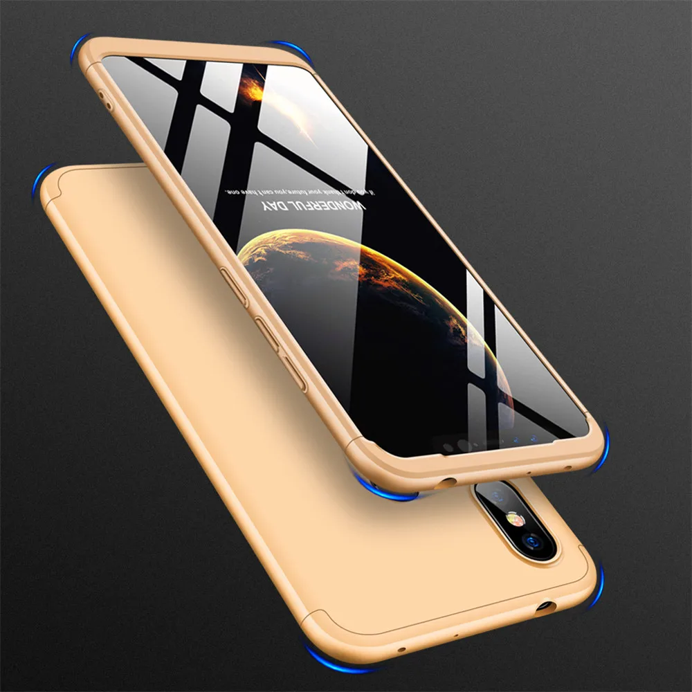 Чехол CASEWIN для Xiaomi Redmi Note 6 Pro тонкий жесткий чехол ПК с 3 съемные детали защитный