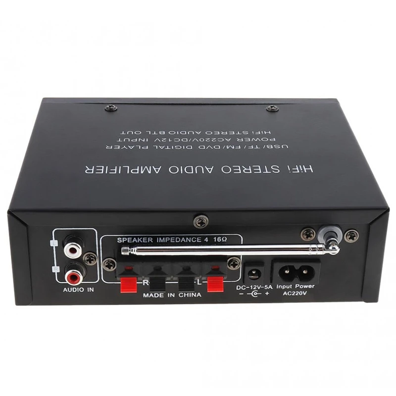 Kentiger DC12V Bluetooth 2CH Hi Fi стерео аудио усилитель мощности цифровой плеер Поддержка
