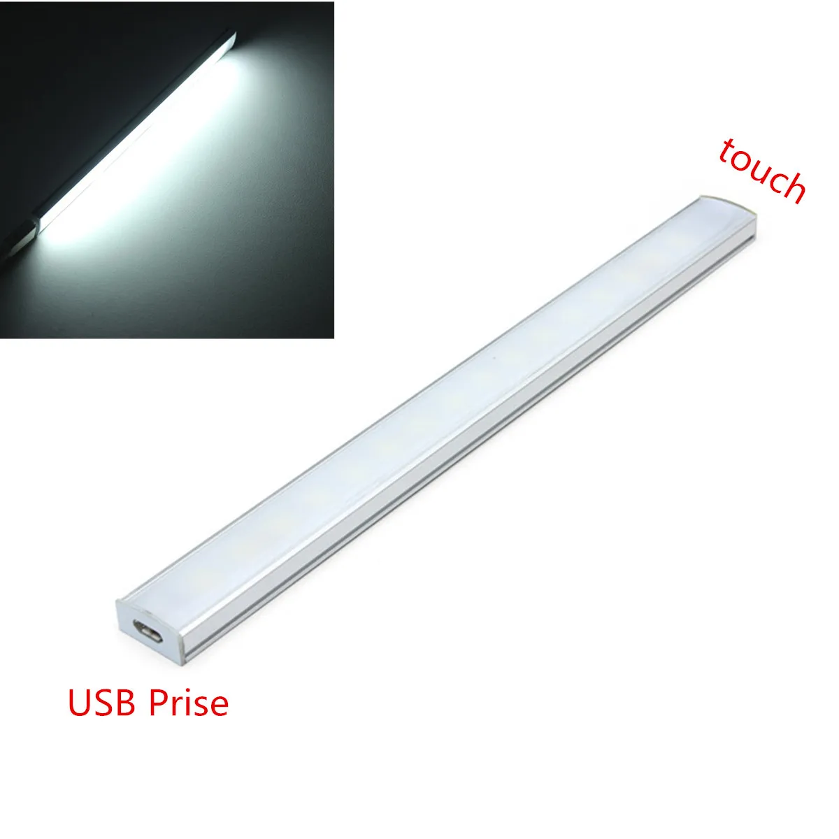 CLAITE 25 см 5 Вт диммируемая SMD 5152 супер яркая микро USB Светодиодная лента