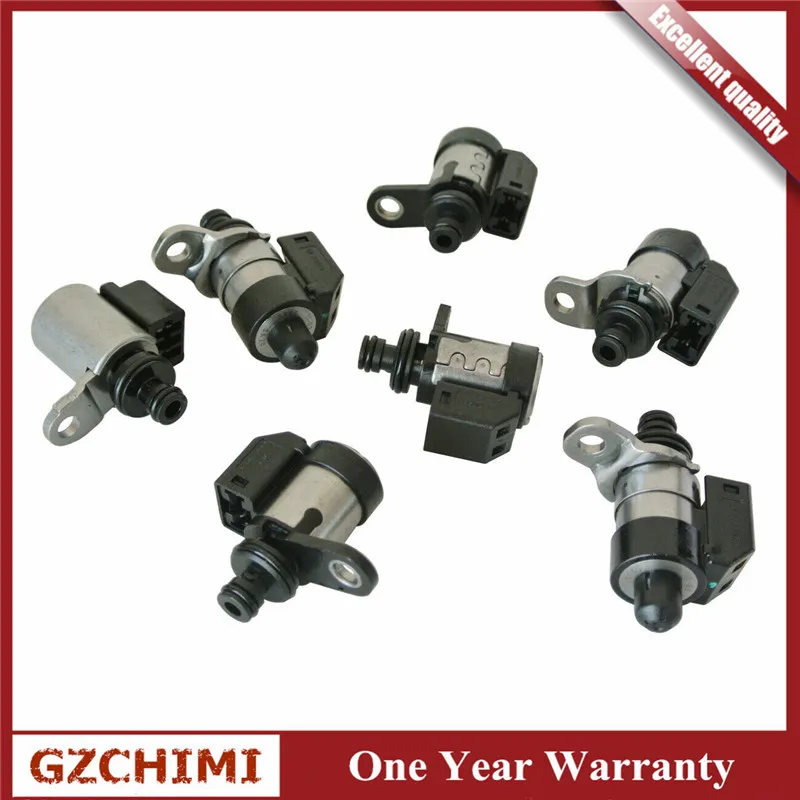 7Pcs RE5R05A Transmission Solenoid Tested For Nissan Pathfinder 2002 UP | Автомобили и мотоциклы