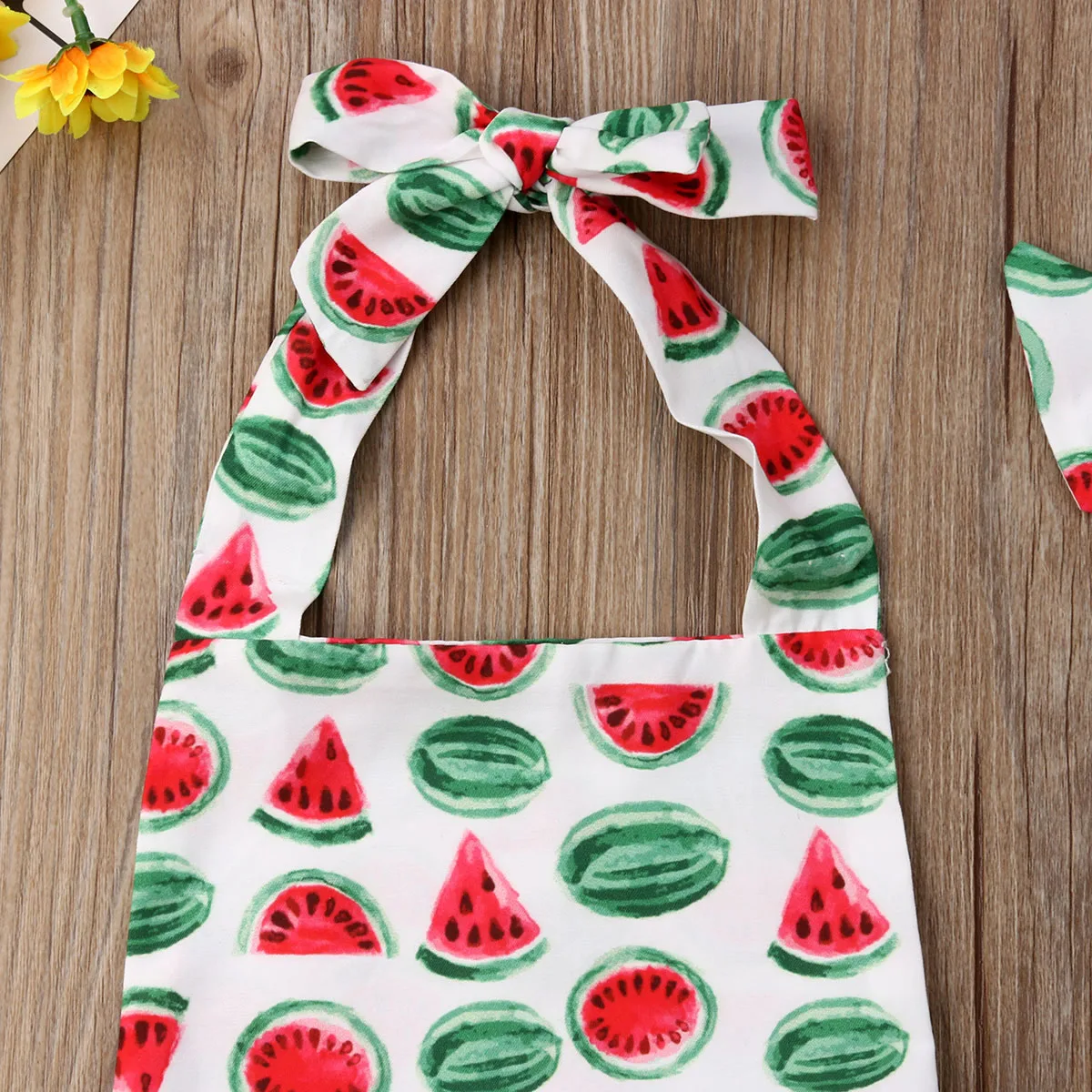 Летняя Милая повязка на голову для малышей комплект из 2 предметов боди маленьких