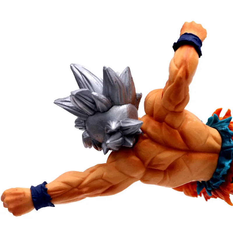 DIANXIA H18CM аниме Dragon Ball Z Супер сайян Сон Гоку белый Бог фигурка игрушки для детей ПВХ
