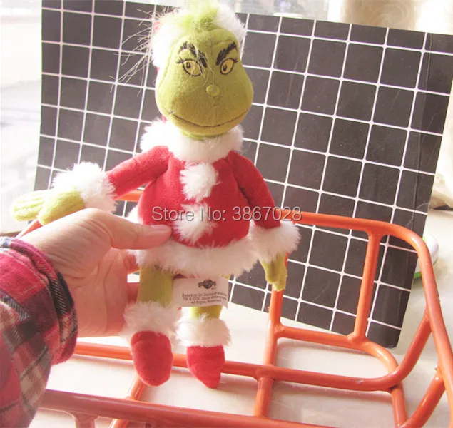 Высококачественный Рождественский костюм Grinch мягкие плюшевые игрушки для