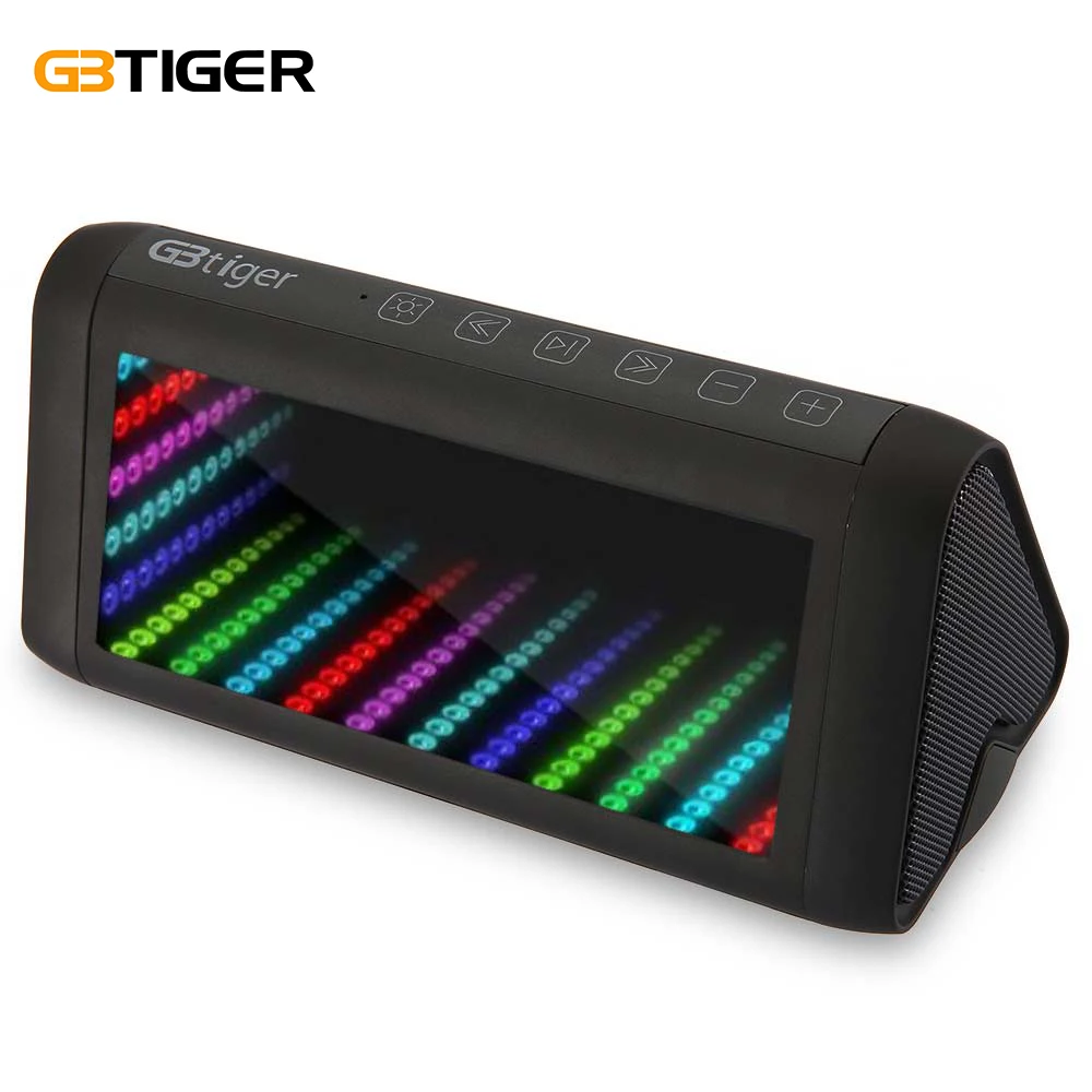 GBTIGER BS 1025 волшебное зеркало HiFi СВЕТОДИОДНЫЙ Красочный свет динамик 3D