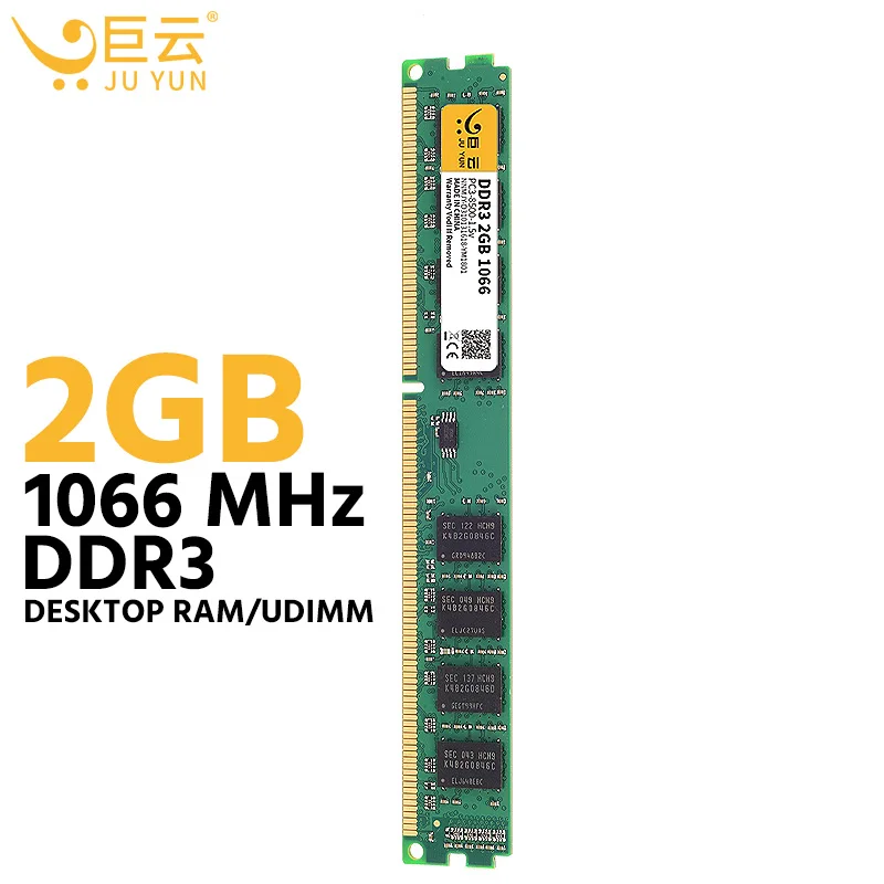 Оперативная память Ju Yun DDR3 2 Гб 1066 МГц настольная 1333 1600 ПК совместима с 4 ГБ 8