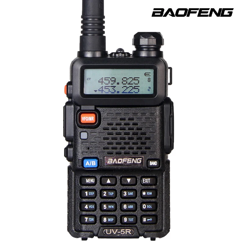Baofeng UV-5R Walkie Talkie PortableTwo Way Radios128CH Dual Band VHF/UHF 136-174/400-520MHz Transceiver provide Soft Case