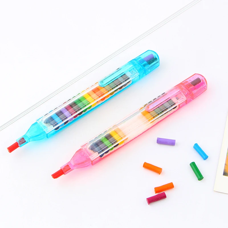 1 шт. художественный подарок популярный детский восковый Карандаш 20 цветов