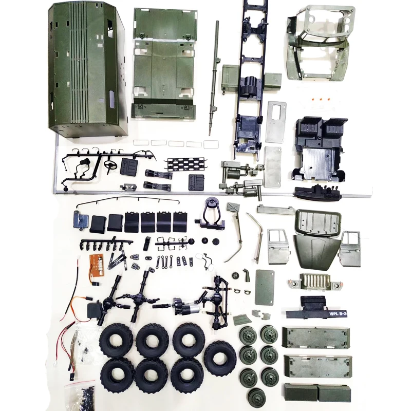 WPL B36 Урал 1/16 2 4 г 6WD RC автомобиль военный грузовик Рок Гусеничный Command связь
