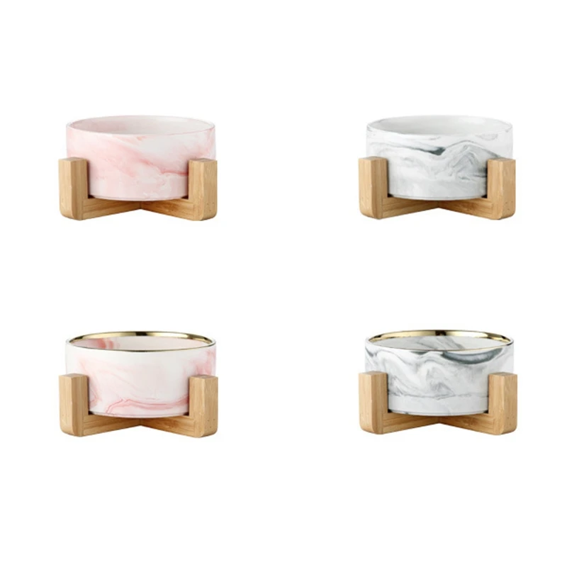 Salad Bowl Nordic Noodles Bowls With Wooden Tray Container Fruit Kitchen Supplies | Дом и сад