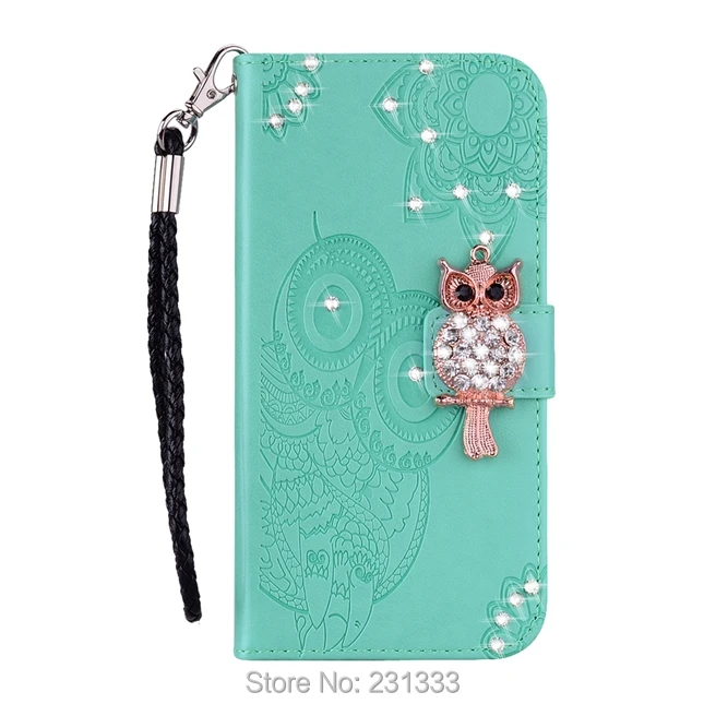 Кожаный чехол кошелек C ku Diamond OWL для Samsung Galaxy M10 M20 M30 A10 A20 A30 A40 A50 A70 A7 2019 подставка 50