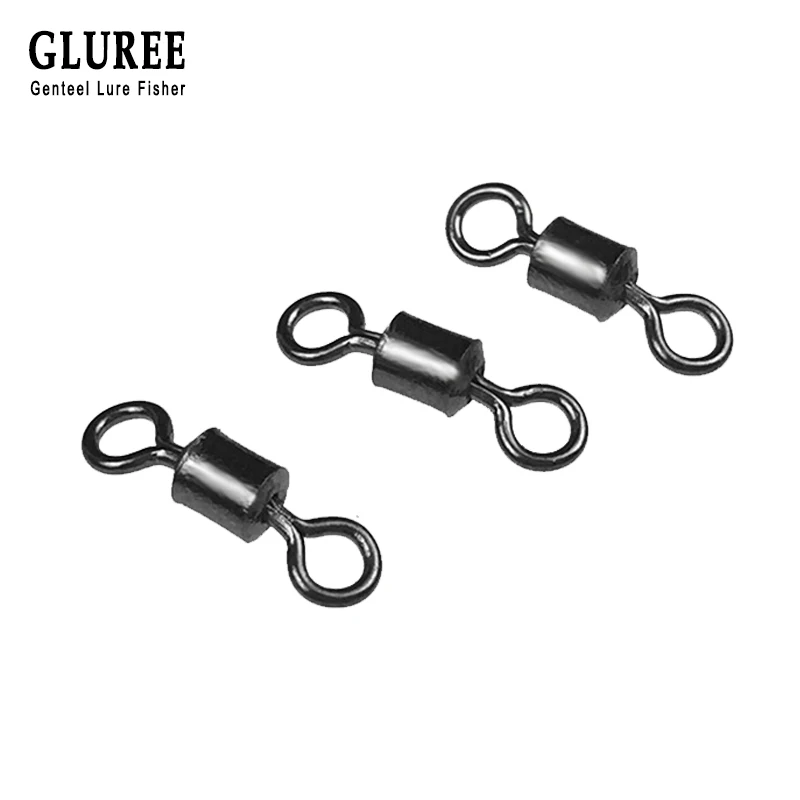 GLUREE 50 шт./лот из нержавеющей стали 8 слово петля Шарикоподшипник Поворотные